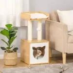 Arbre à chat bois M 81cm